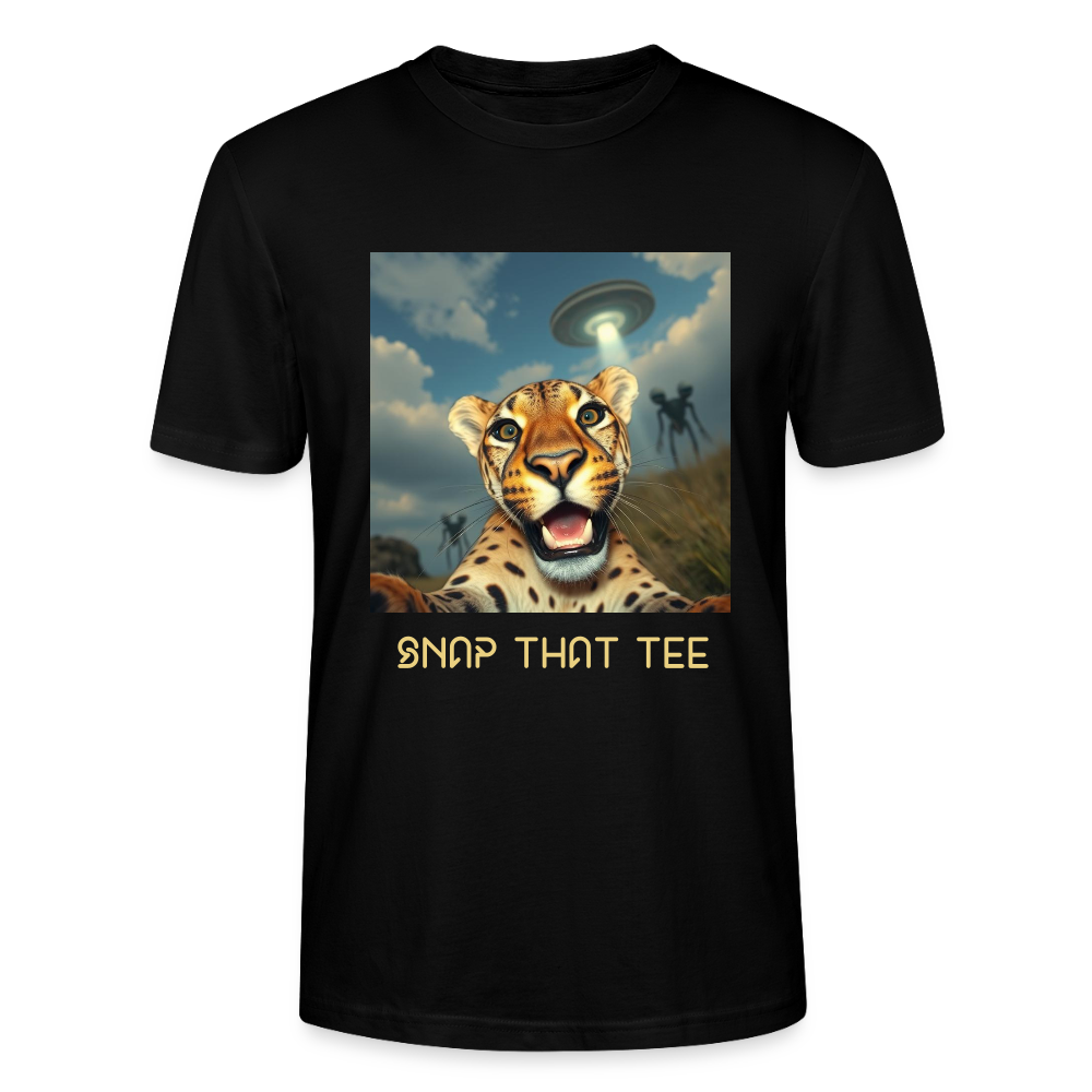 Jungle Meets Cosmos - T-shirt bio Unisexe - Snap that tee - noir