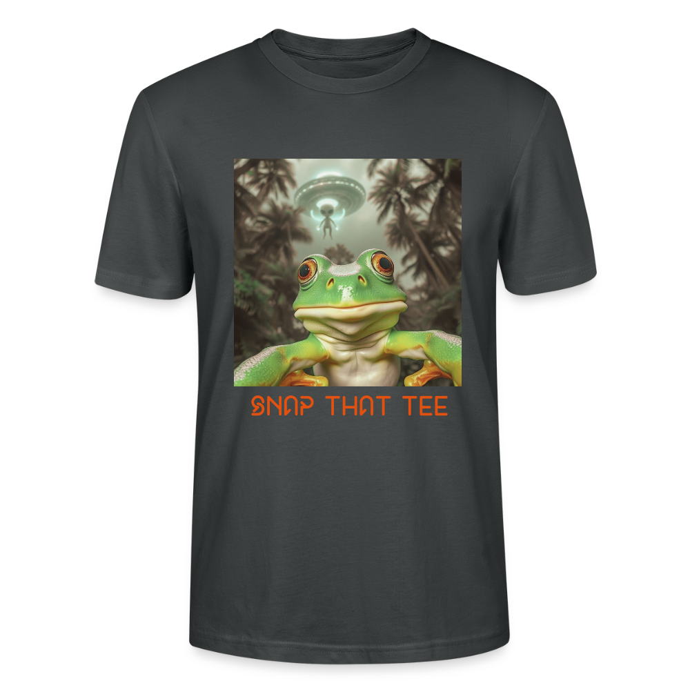 Leap of the Unknown - T-shirt bio  Unisexe - Snap that tee - charbon