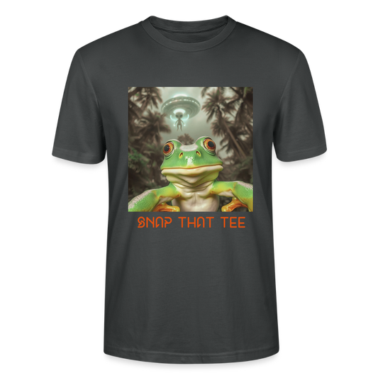 Leap of the Unknown - T-shirt bio  Unisexe - Snap that tee - charbon