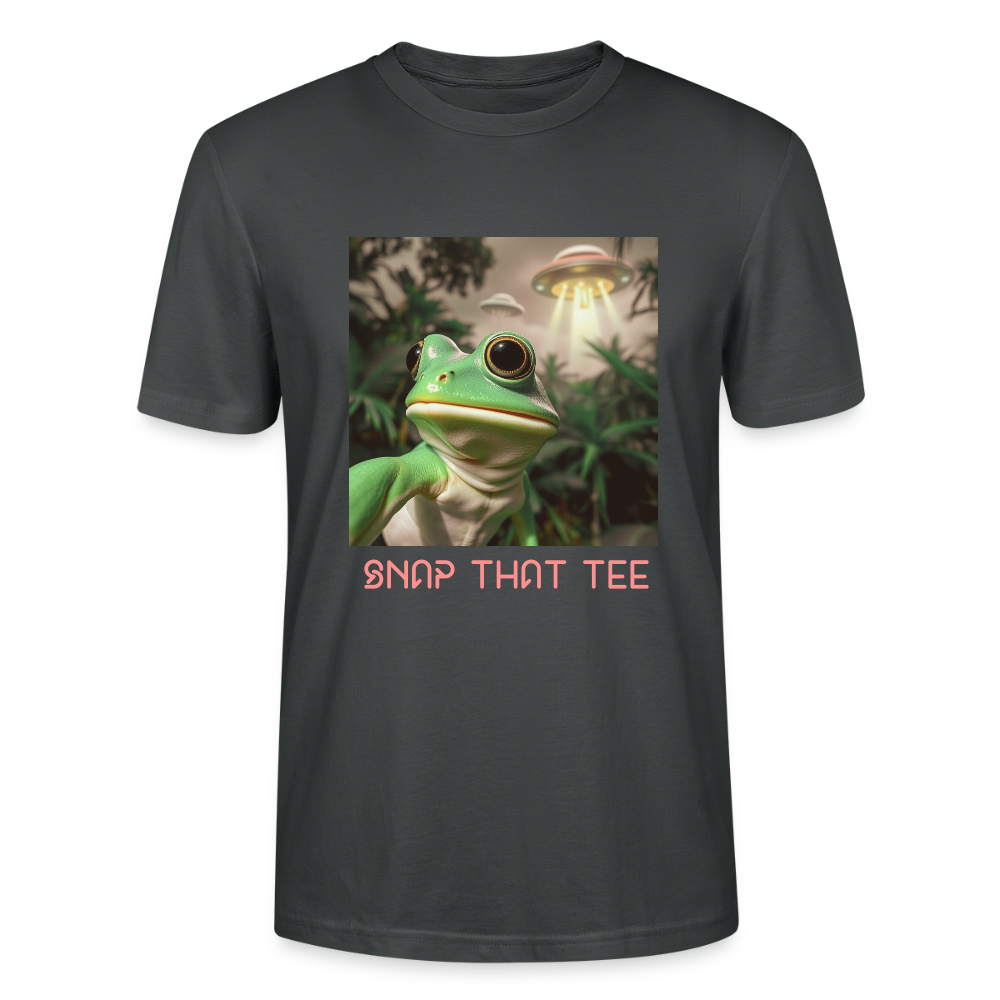 Croak Meets Cosmos - T-shirt bio Unisexe - Snap that tee - charbon