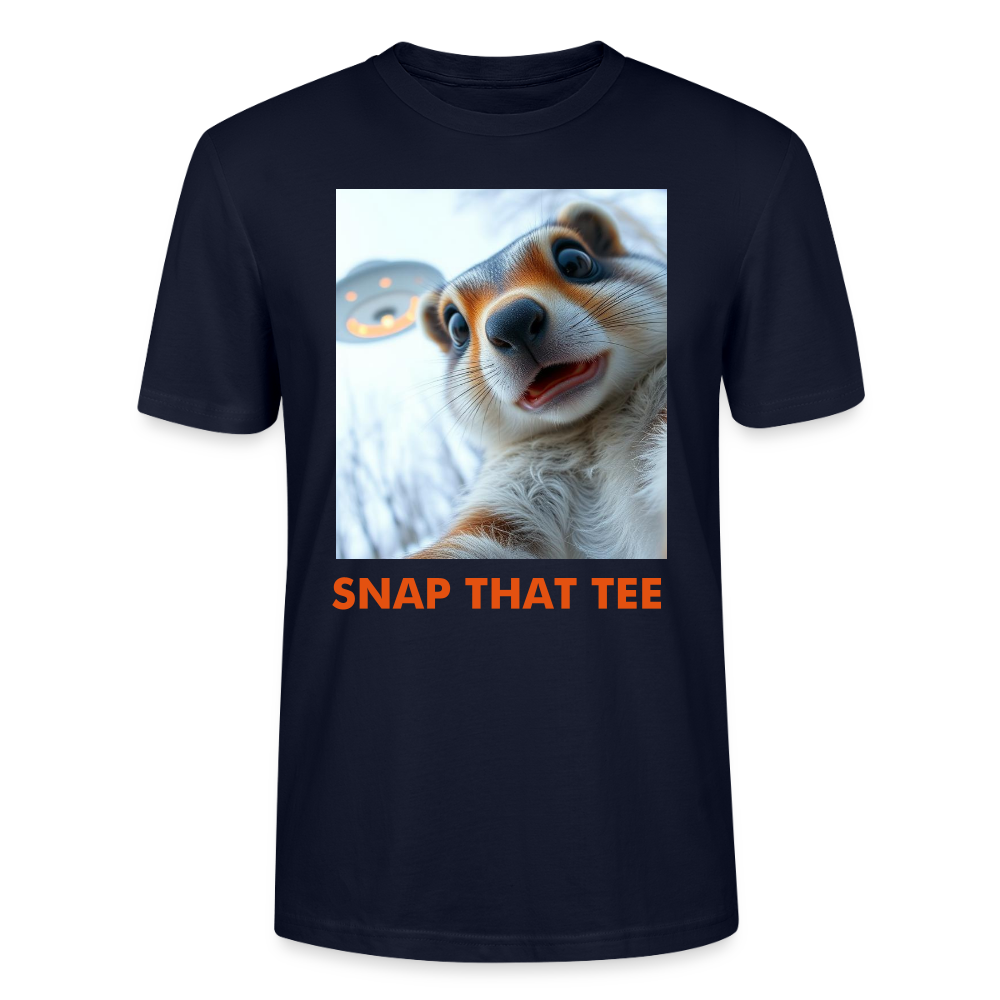 Nutty Abduction - T-shirt bio Unisexe - snap that tee - marine