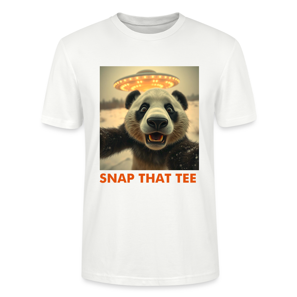 Out Of This Panda - T-shirt bio Unisexe - Snap that tee - blanc