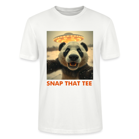 Out Of This Panda - T-shirt bio Unisexe - Snap that tee - blanc