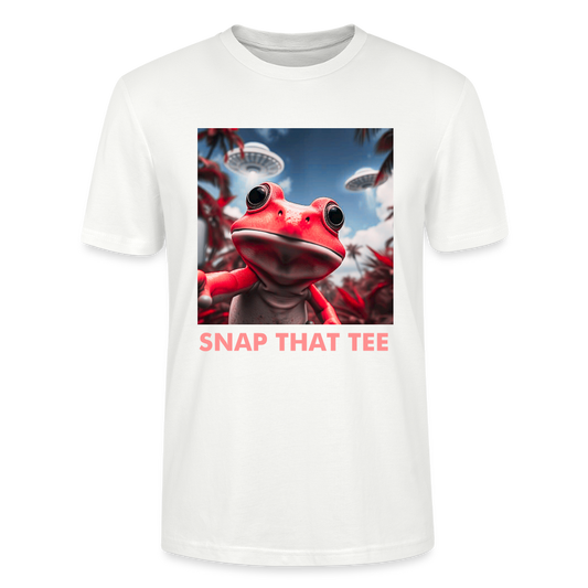 UFO & Lily Pads - T-shirt bio Unisexe - Snap that tee - blanc