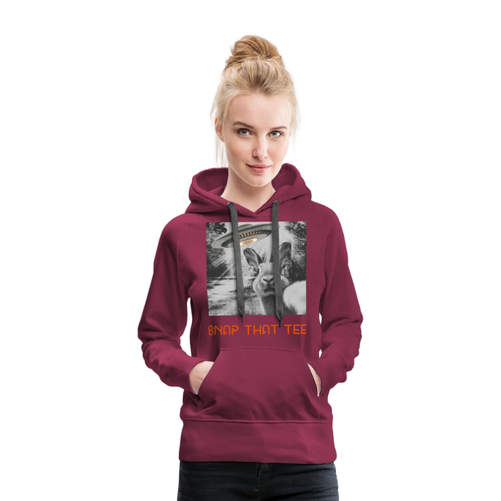Hop to Space - Hoodie Femme - bordeaux
