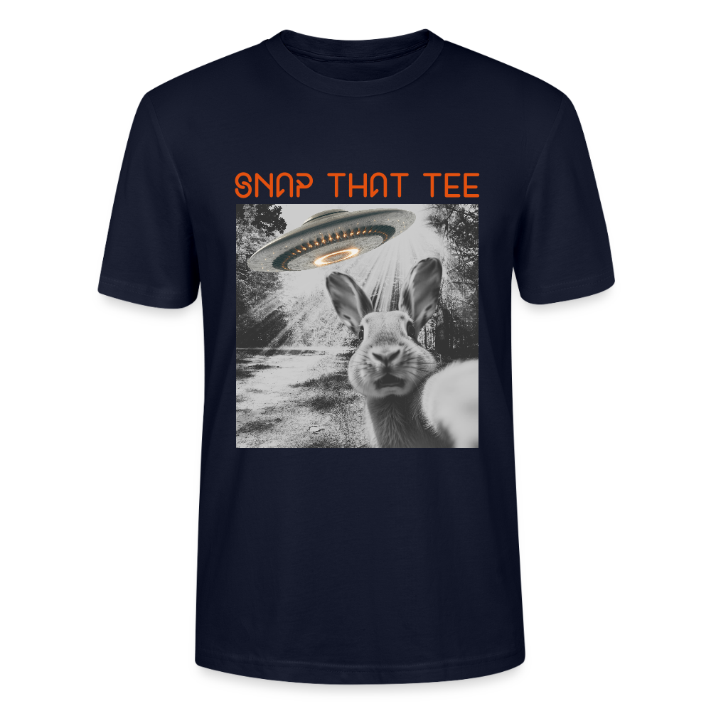 Hop To Space - T-shirt bio Unisexe - Snap that tee - marine