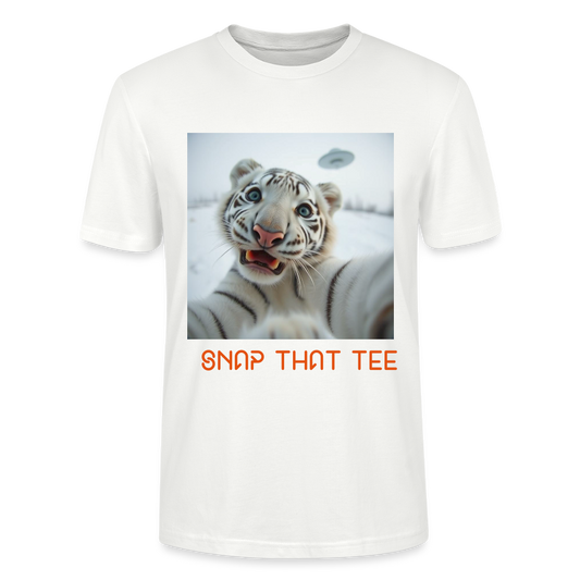 Extra-Territigerstrial - T-shirt bio Unisexe - Snap that tee - blanc