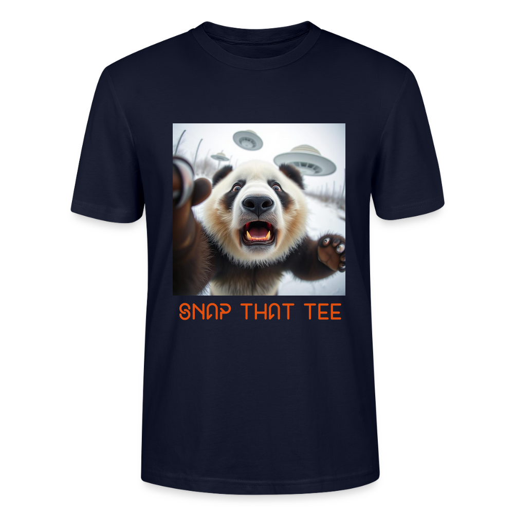 GalaxPanda - T-shirt bio  Unisexe - snap that tee - marine