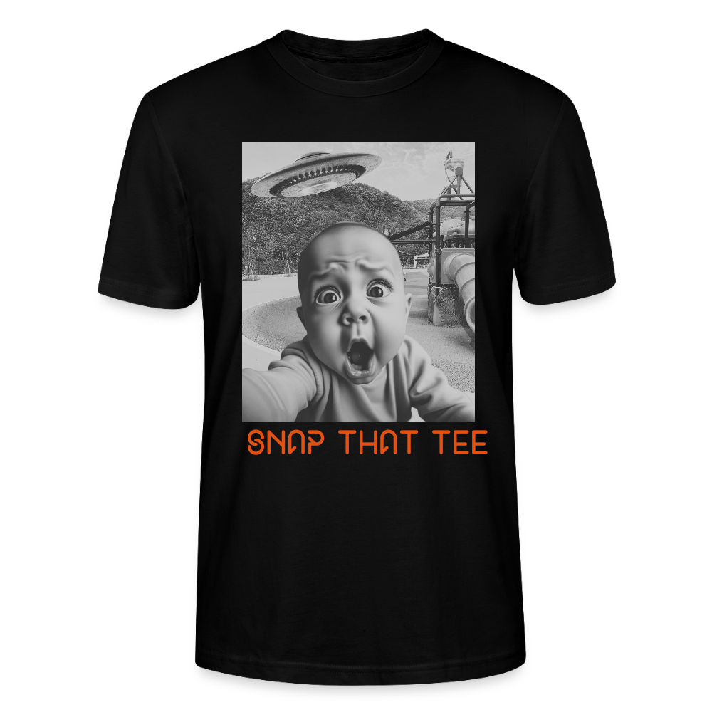Born To Be Beamed - T-shirt bio  Unisexe - Snap that tee - noir