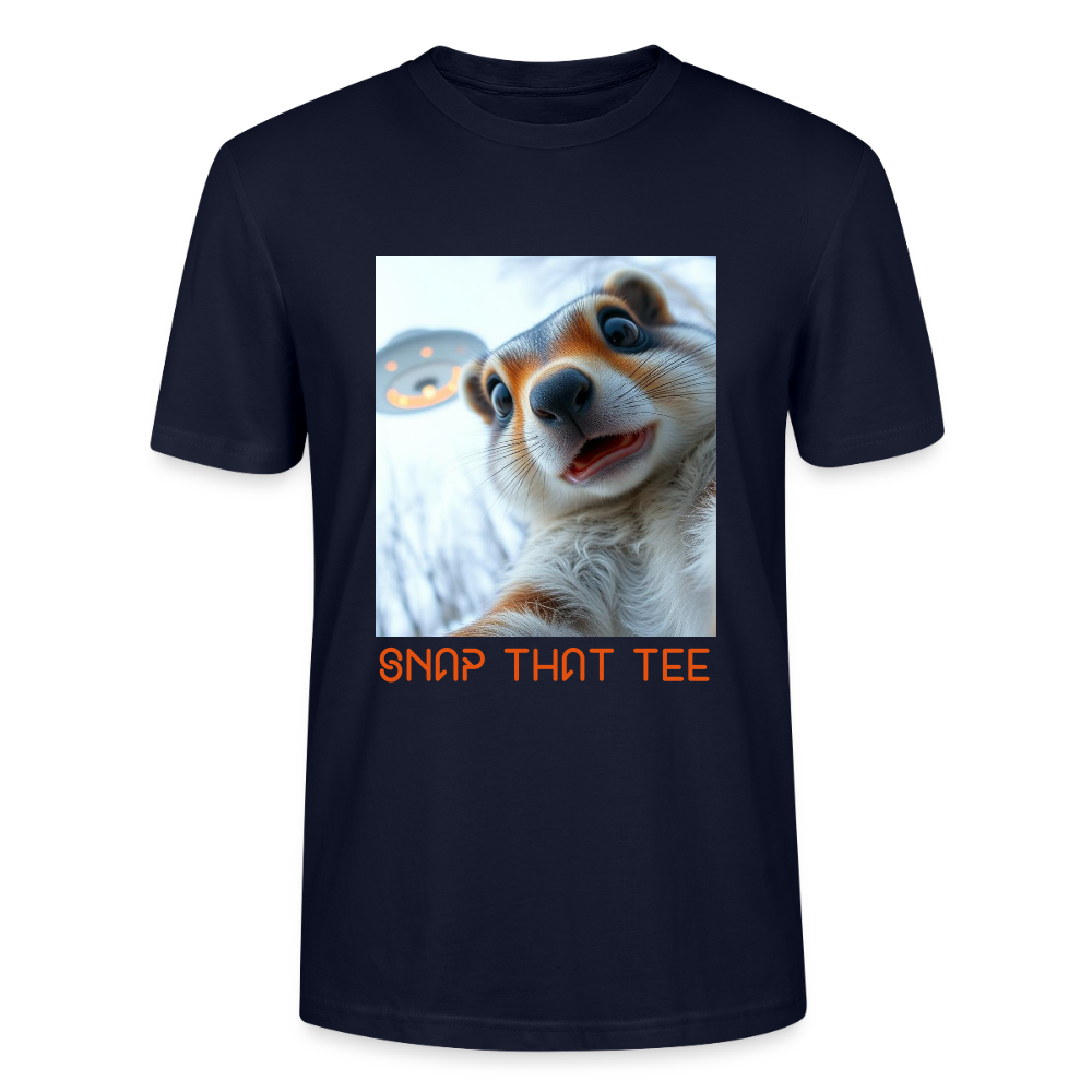 Nutty Abduction - T-shirt bio Unisexe - snap that tee - marine