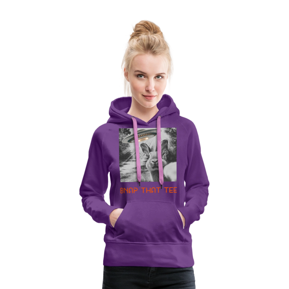 Hop to Space - Hoodie Femme - violet