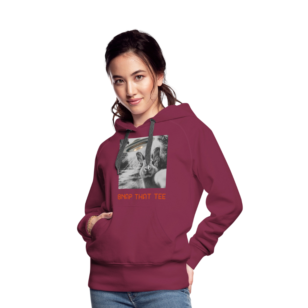 Hop to Space - Hoodie Femme - bordeaux