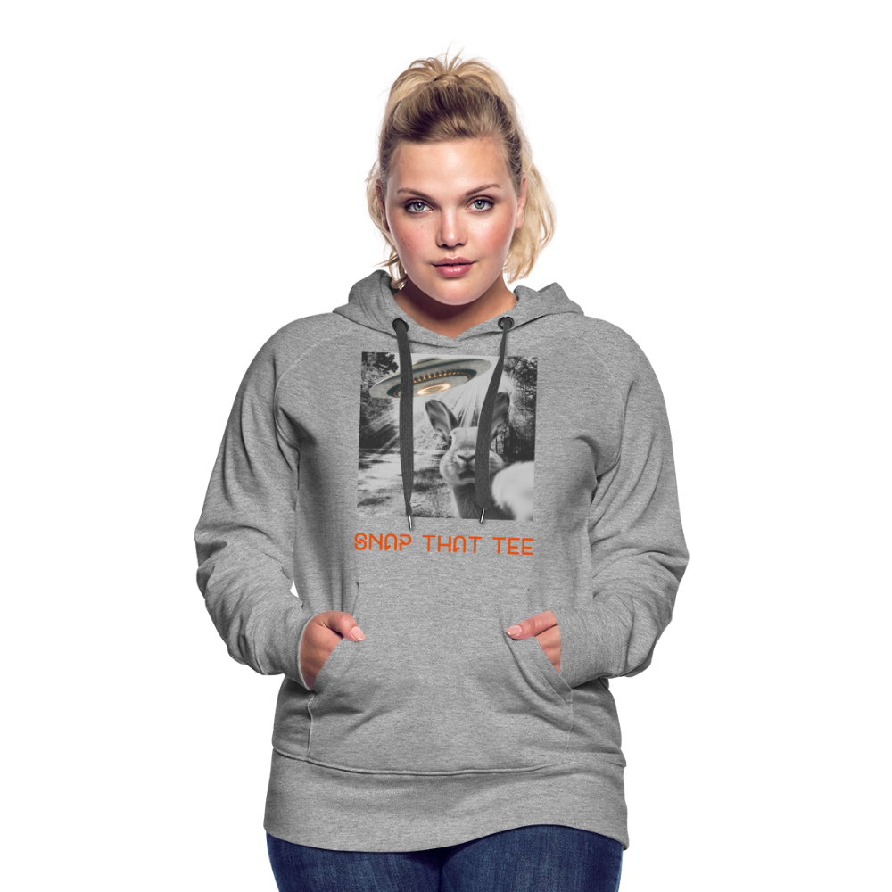 Hop to Space - Hoodie Femme - gris chiné