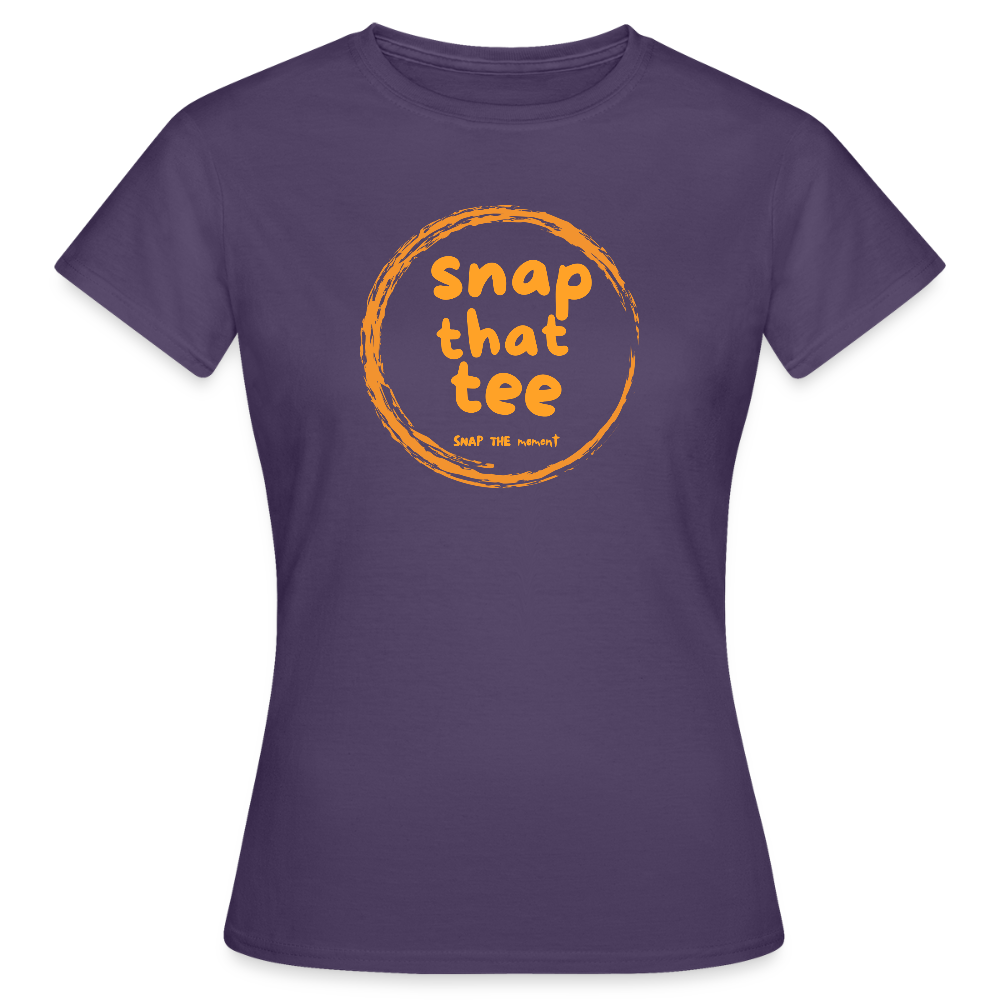 Snap That Tee Logo Two - T-shirt Femme - violet foncé