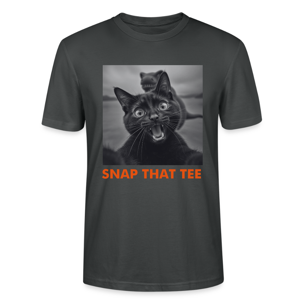 Loch Ness Selfie - T-shirt bio Unisexe - Snap that tee - charbon