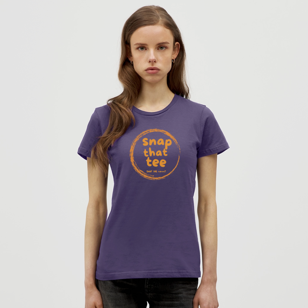 Snap That Tee Logo Two - T-shirt Femme - violet foncé