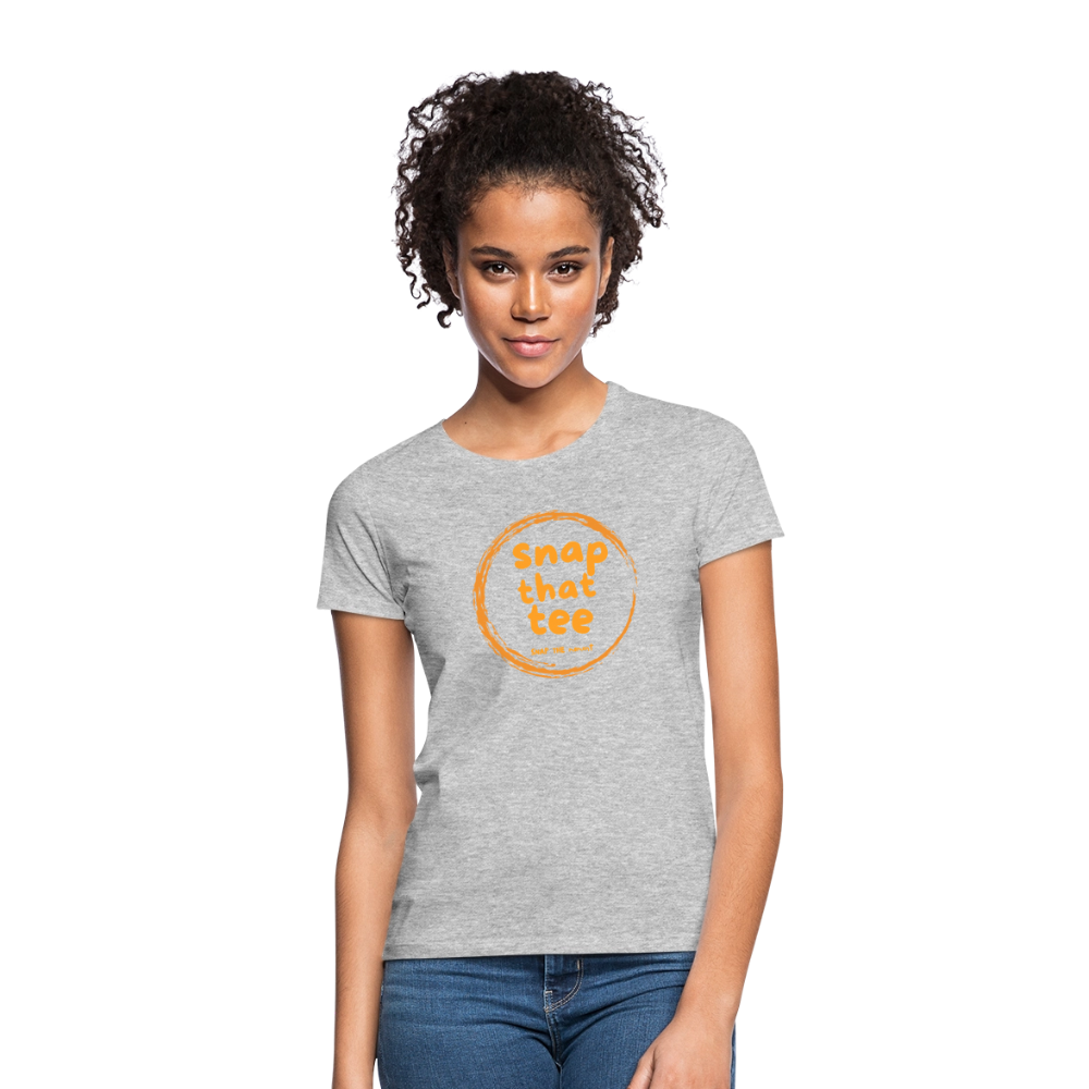 Snap That Tee Logo Two - T-shirt Femme - gris chiné