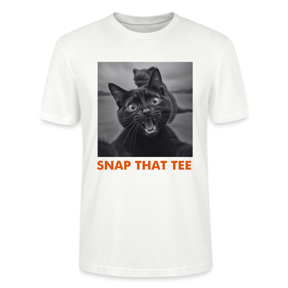 Loch Ness Selfie - T-shirt bio Unisexe - Snap that tee - blanc
