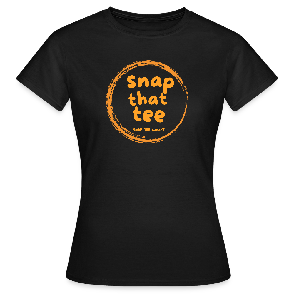 Snap That Tee Logo Two - T-shirt Femme - noir
