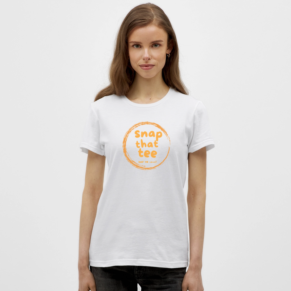 Snap That Tee Logo Two - T-shirt Femme - blanc