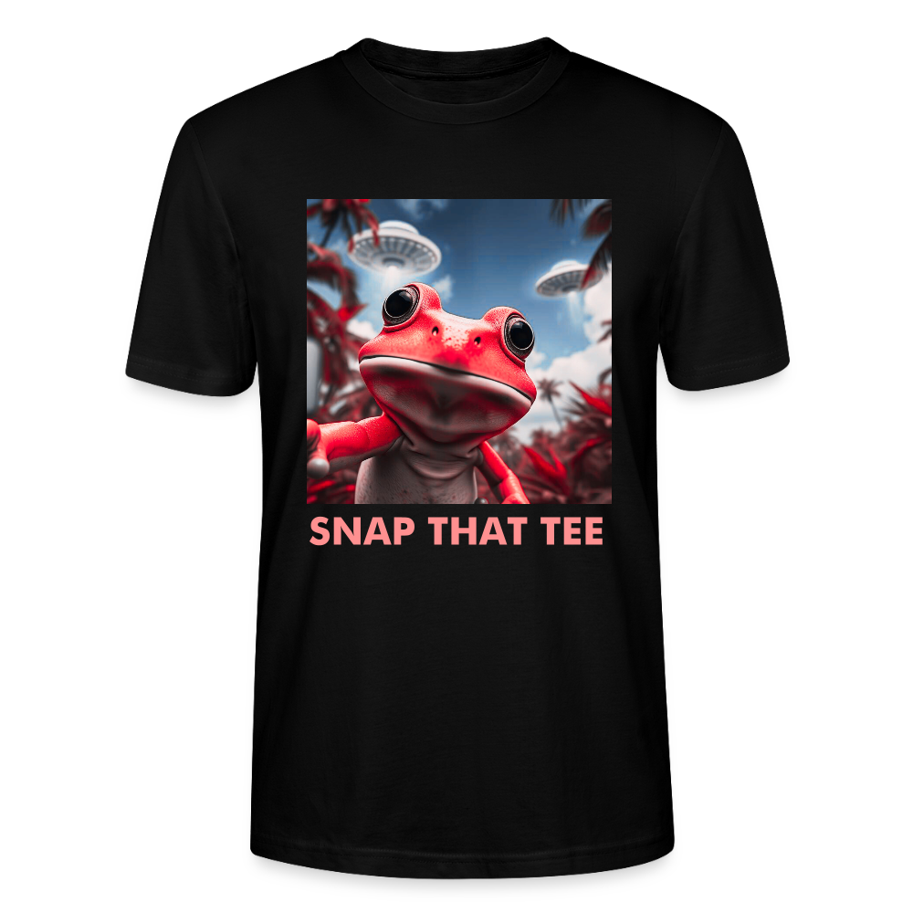 UFO & Lily Pads - T-shirt bio Unisexe - Snap that tee - noir