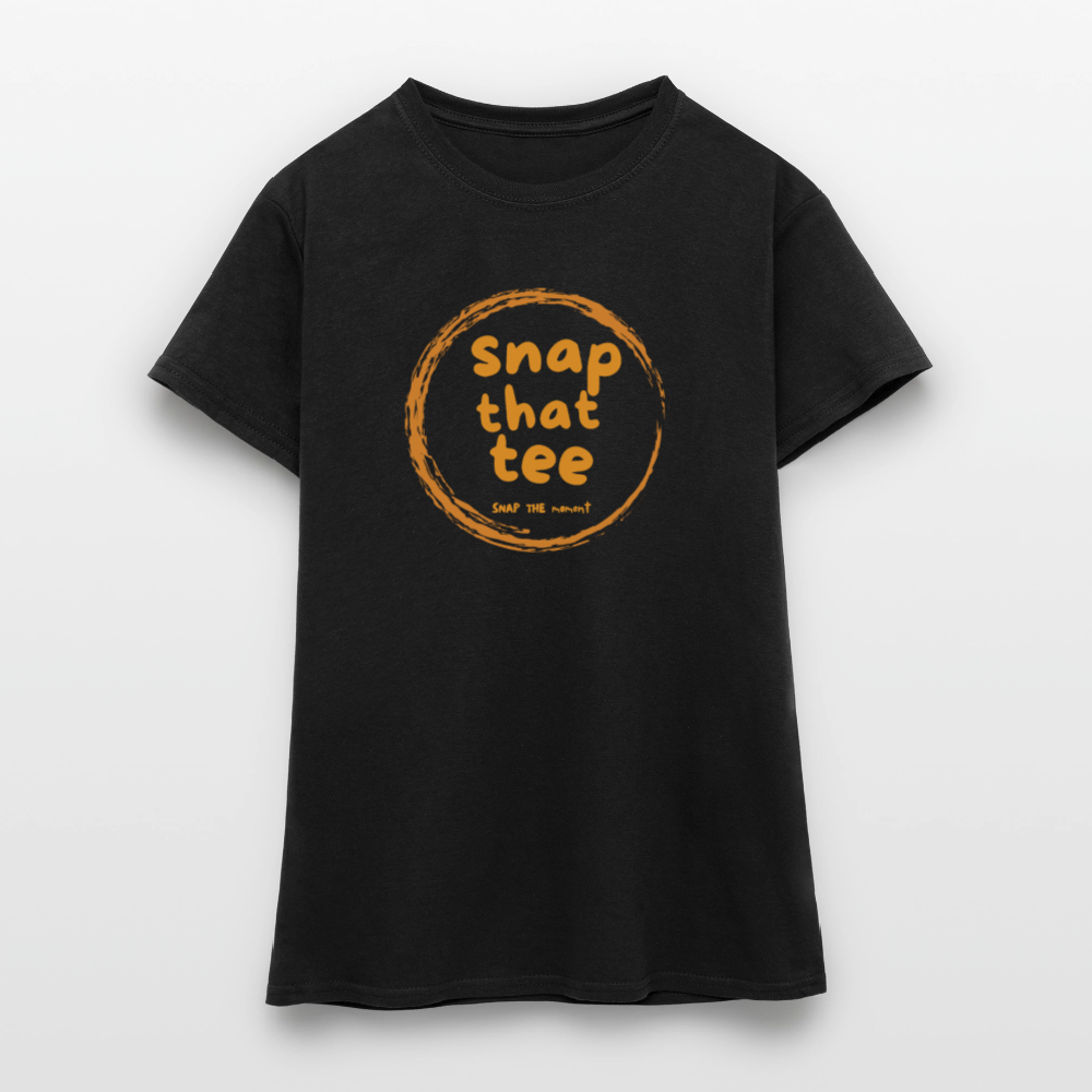 Snap That Tee Logo Two - T-shirt Femme - noir