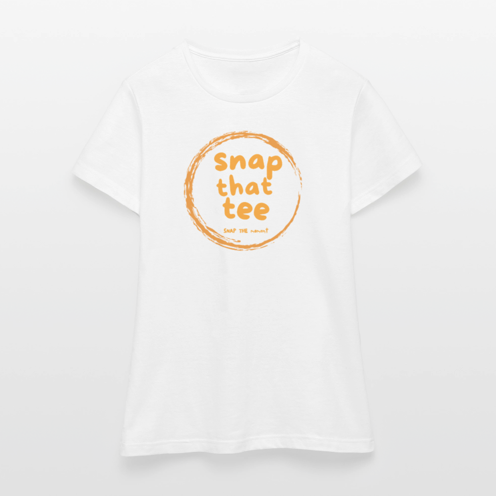 Snap That Tee Logo Two - T-shirt Femme - blanc