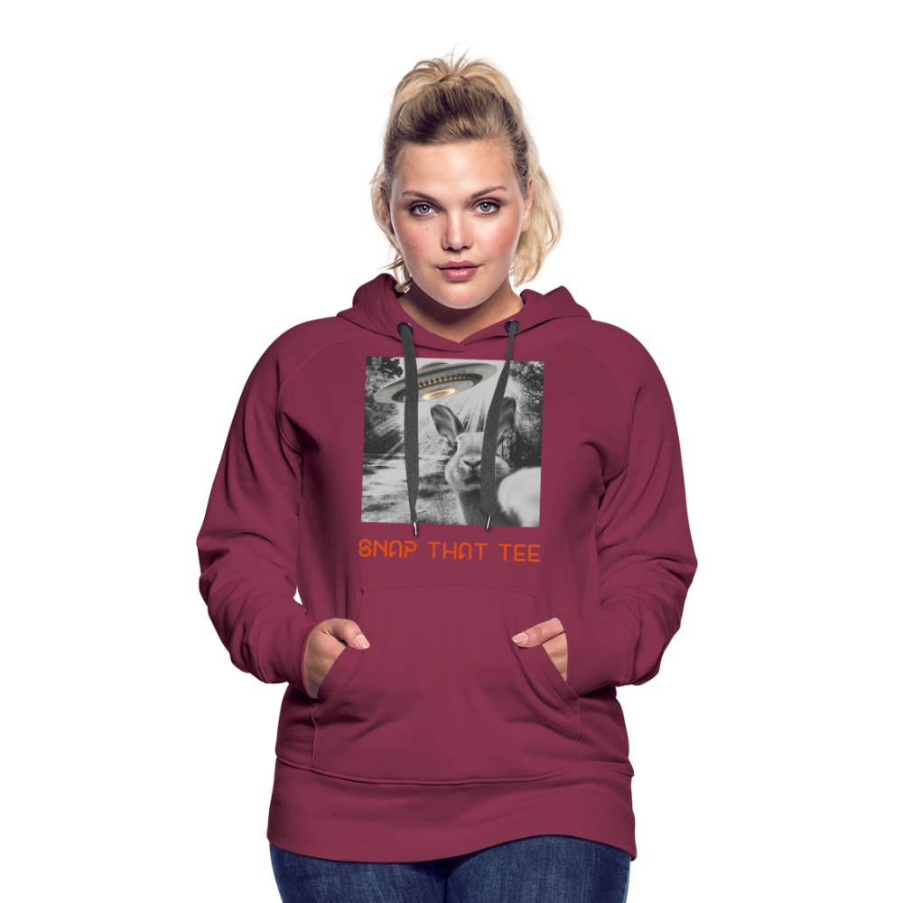 Hop to Space - Hoodie Femme - bordeaux