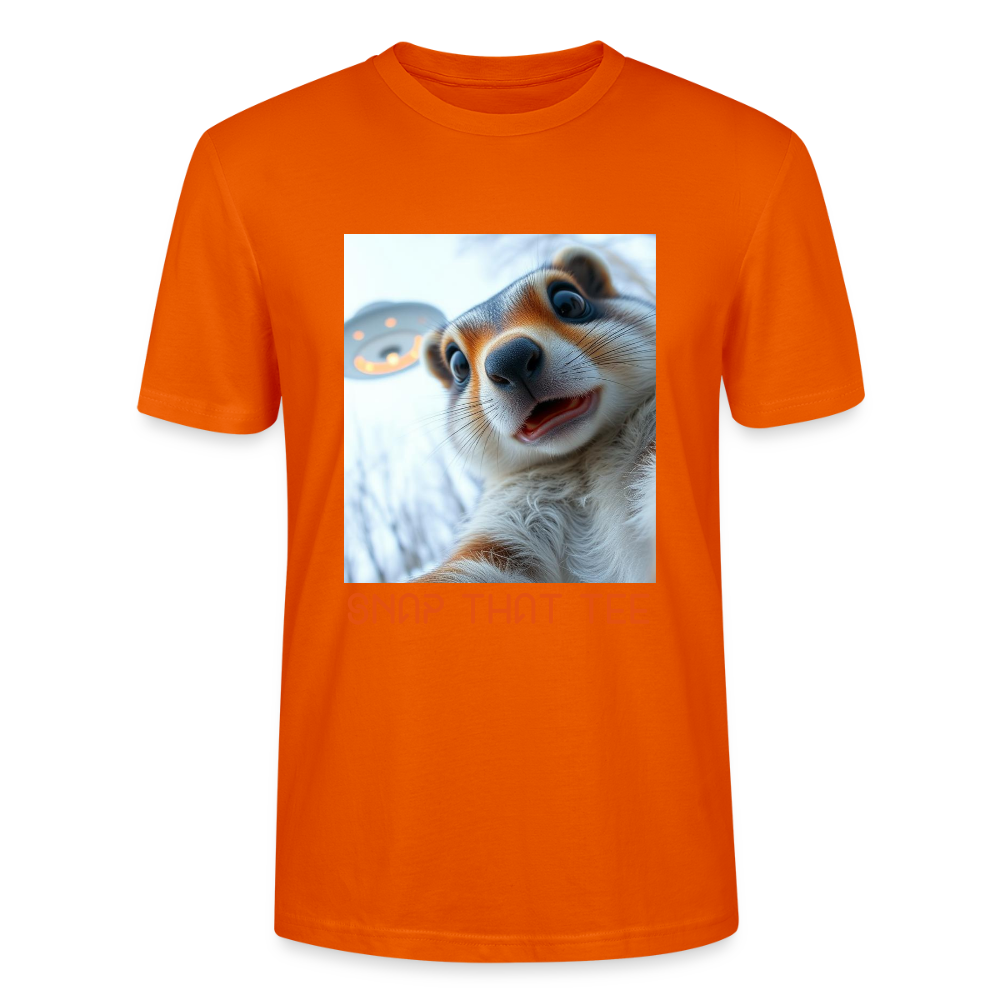 Nutty Abduction - T-shirt bio Unisexe - snap that tee - orange profond