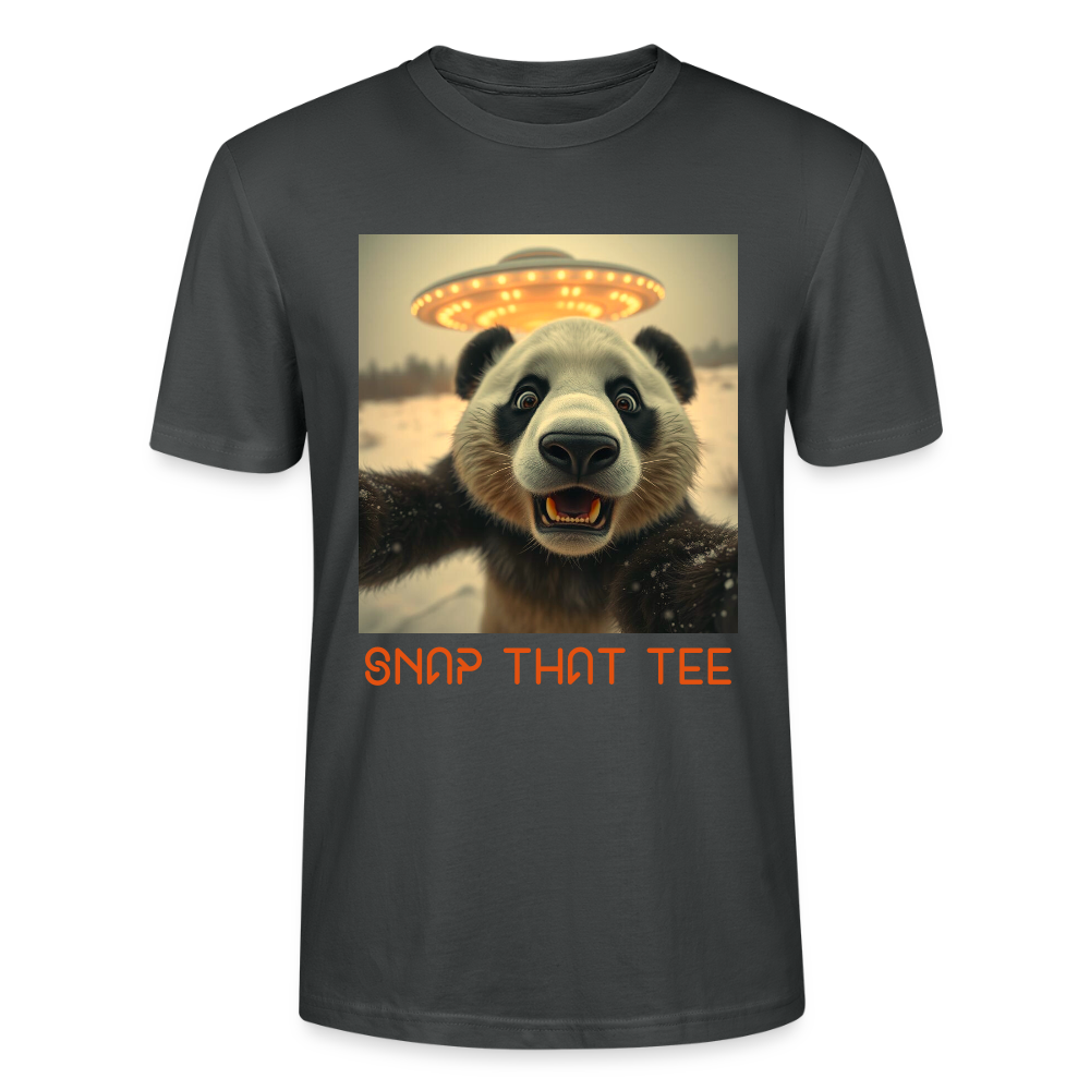 Out Of This Panda - T-shirt bio Unisexe - Snap that tee - charbon
