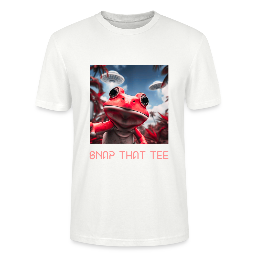 UFO & Lily Pads - T-shirt bio Unisexe - Snap that tee - blanc
