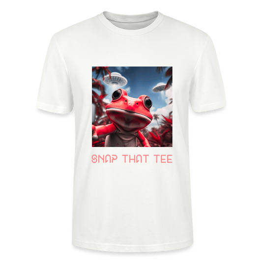 UFO & Lily Pads - T-shirt bio Unisexe - Snap that tee - blanc