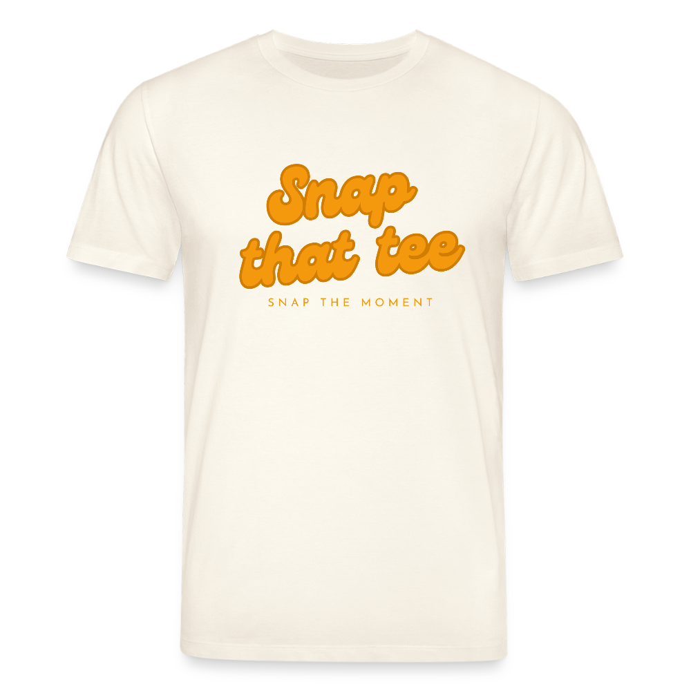 Snap That Tee Logo - T-shirt bio Unisexe - blanc nature