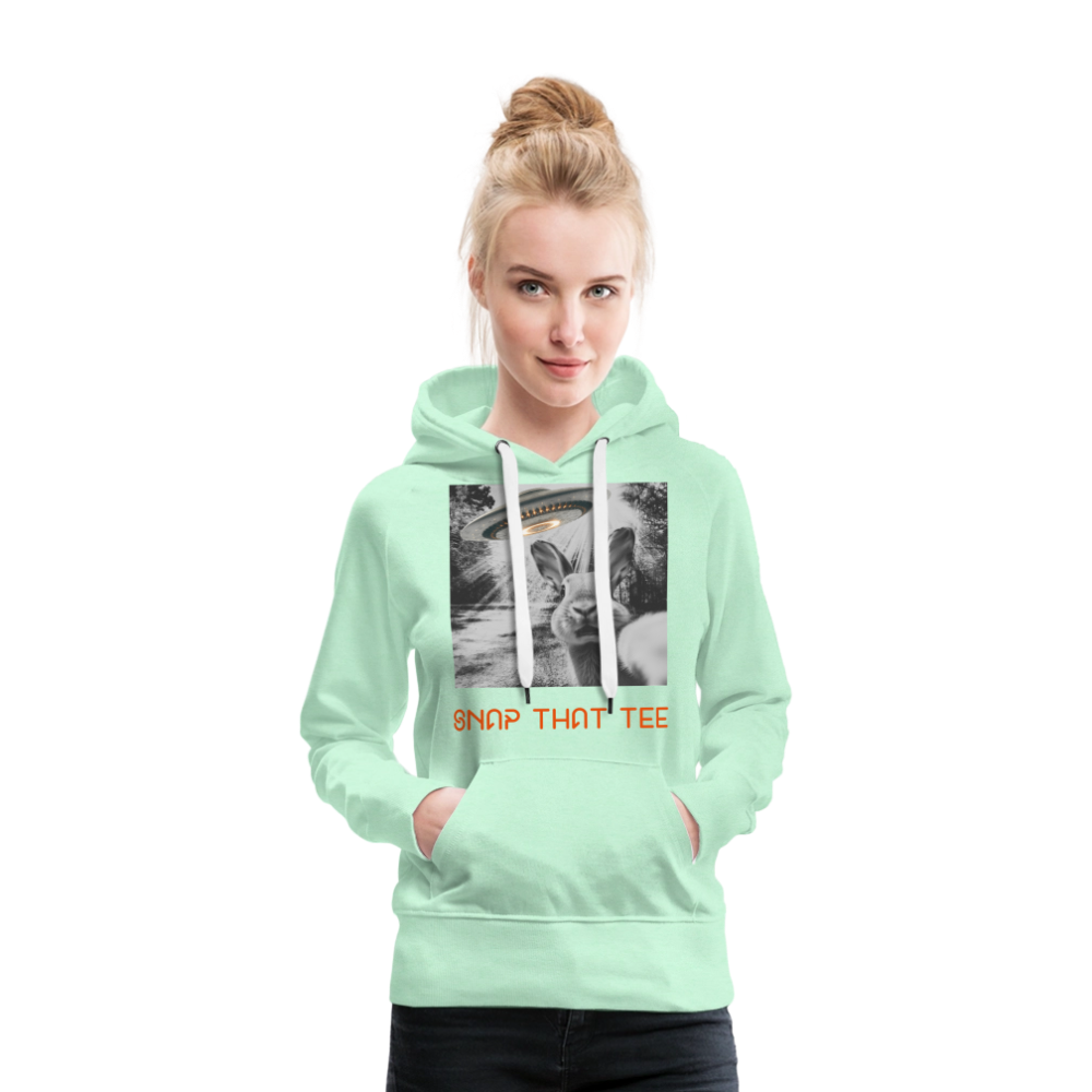 Hop to Space - Hoodie Femme - vert clair menthe