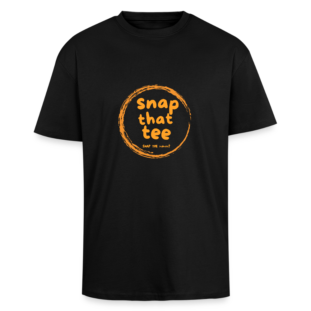 Snap that tee logo - T-shirt oversize unisexe - noir