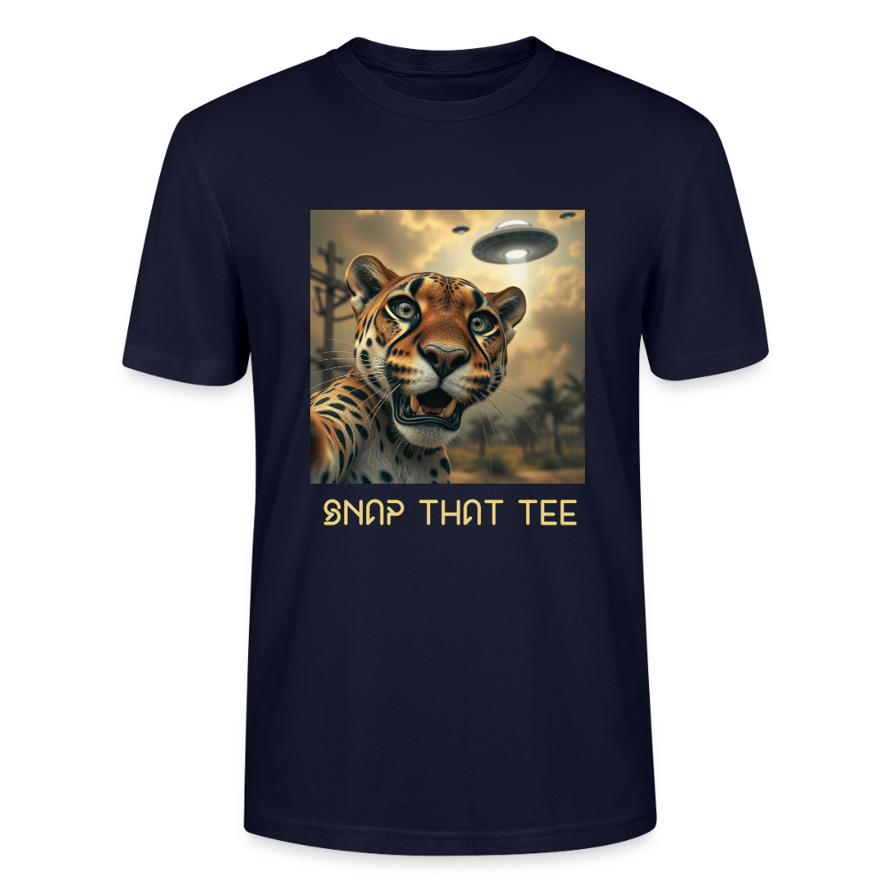 Beam Me Roar - T-shirt bio  Unisexe - Snap that tee - marine