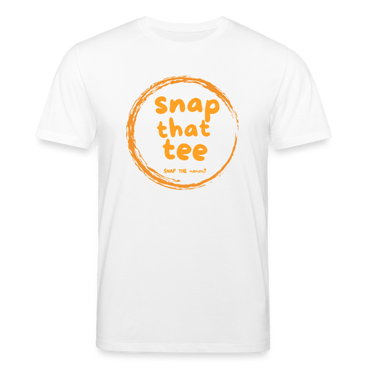 Snap That Tee Logo Again - T-shirt bio  Unisexe - blanc