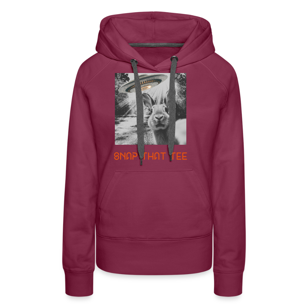 Hop to Space - Hoodie Femme - bordeaux