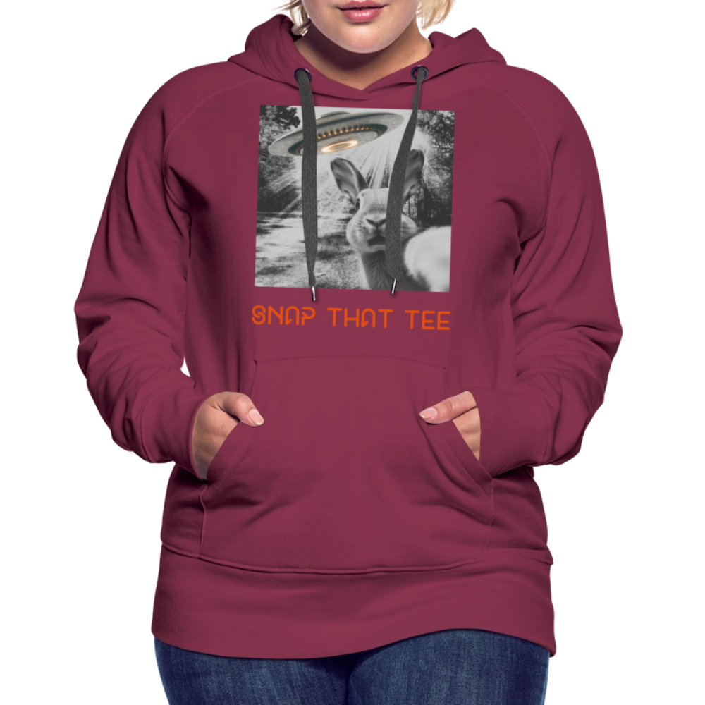 Hop to Space - Hoodie Femme - bordeaux