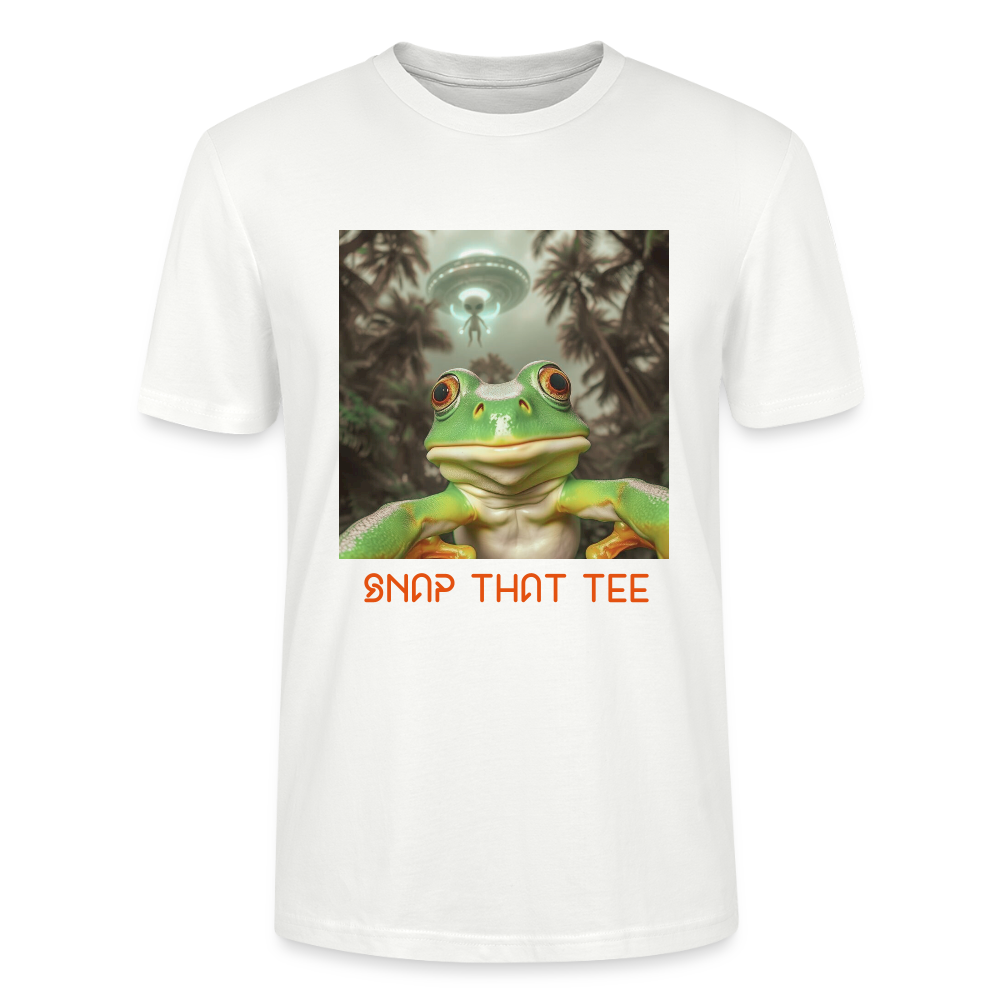 Leap of the Unknown - T-shirt bio  Unisexe - Snap that tee - blanc