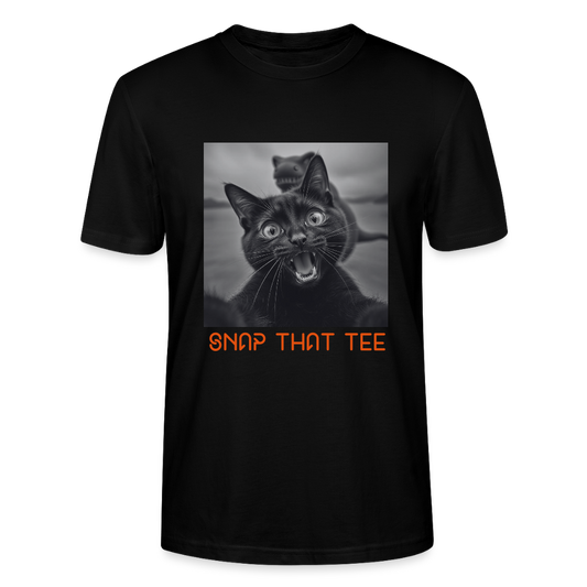 Loch Ness Selfie - T-shirt bio Unisexe - Snap that tee - noir