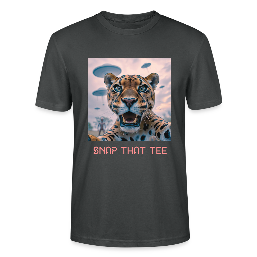 Galactic Panther - T-shirt bio Unisexe - Snap that tee - charbon