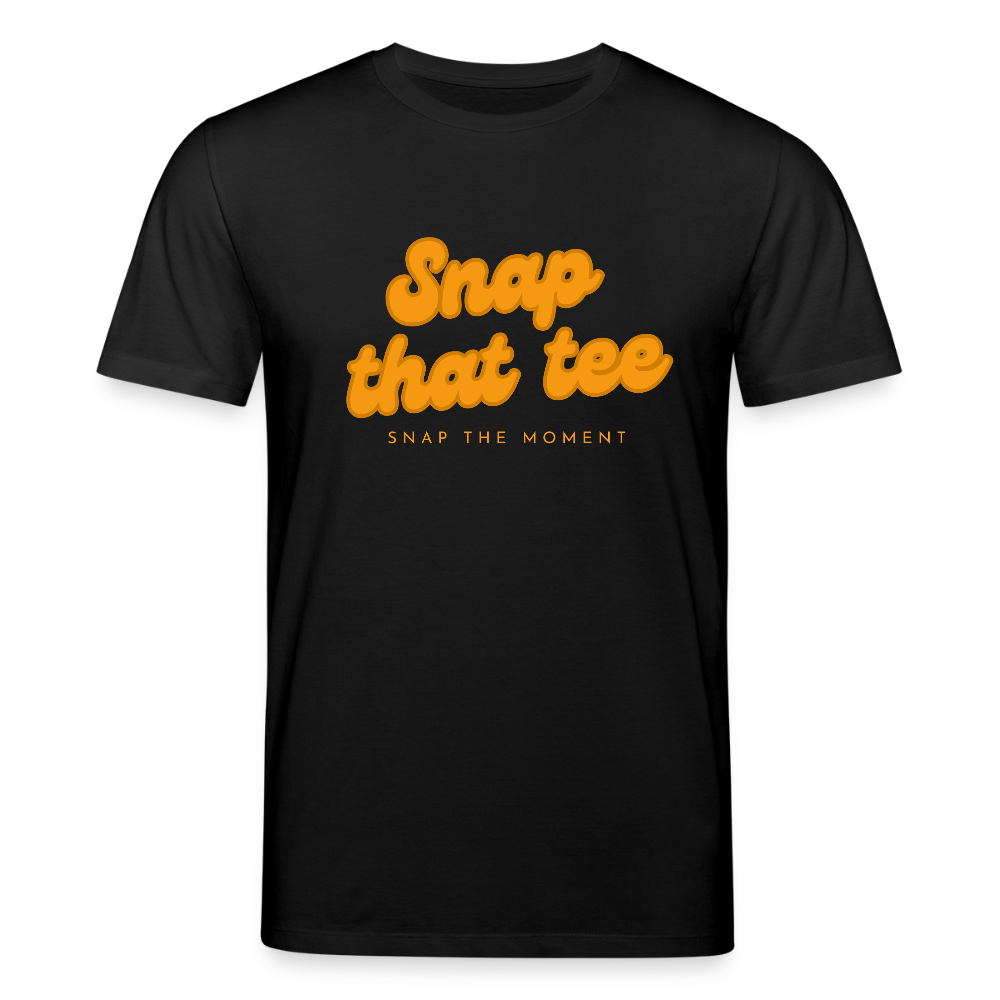 Snap That Tee Logo - T-shirt bio Unisexe - noir