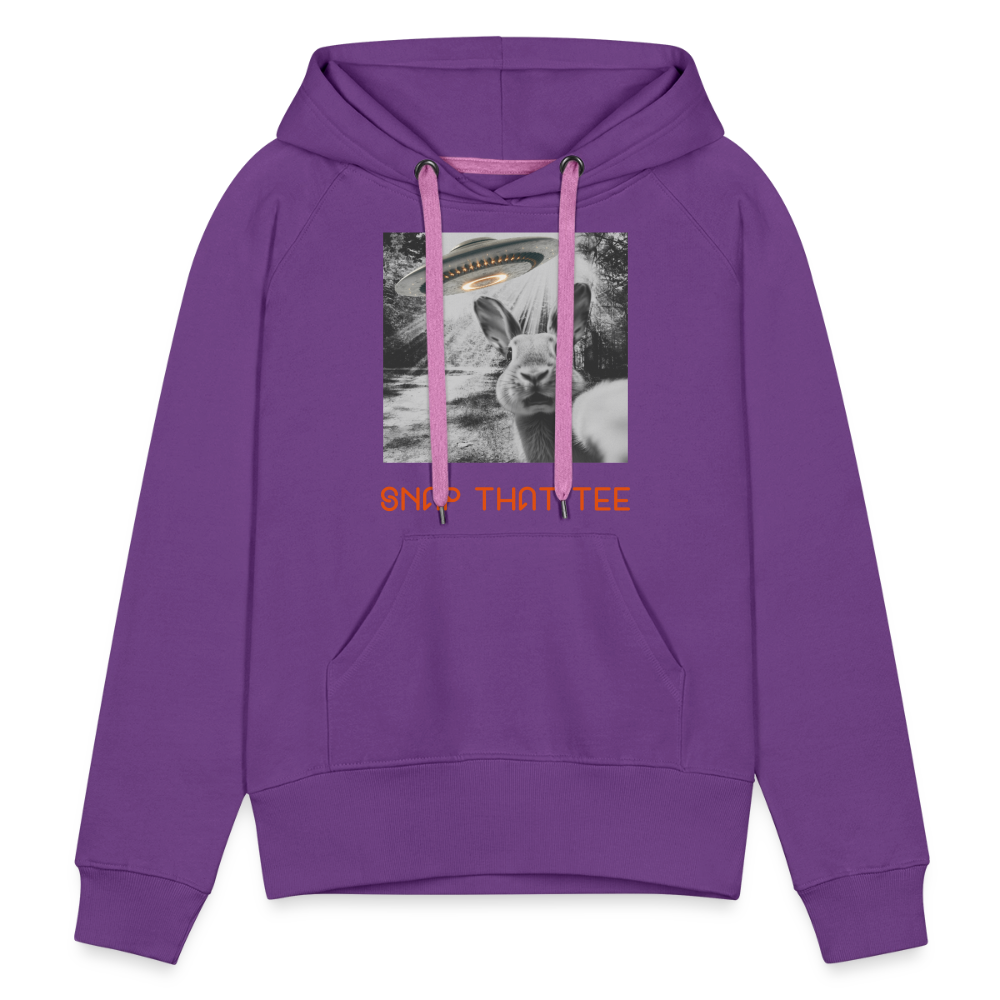 Hop to Space - Hoodie Femme - violet