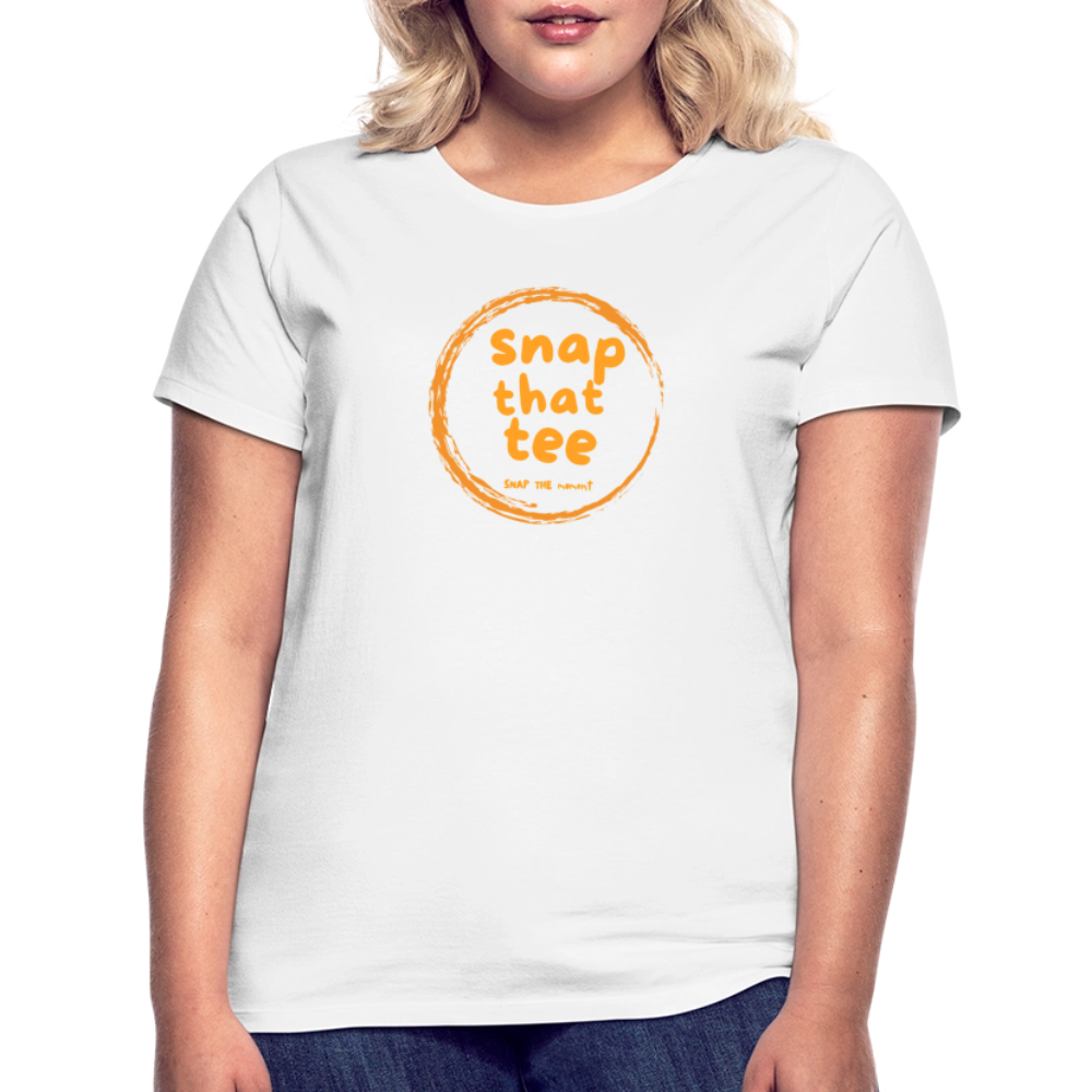 Snap That Tee Logo Two - T-shirt Femme - blanc
