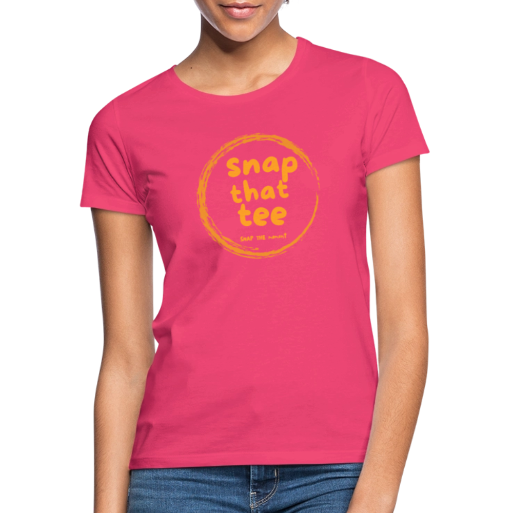 Snap That Tee Logo Two - T-shirt Femme - rose azalée