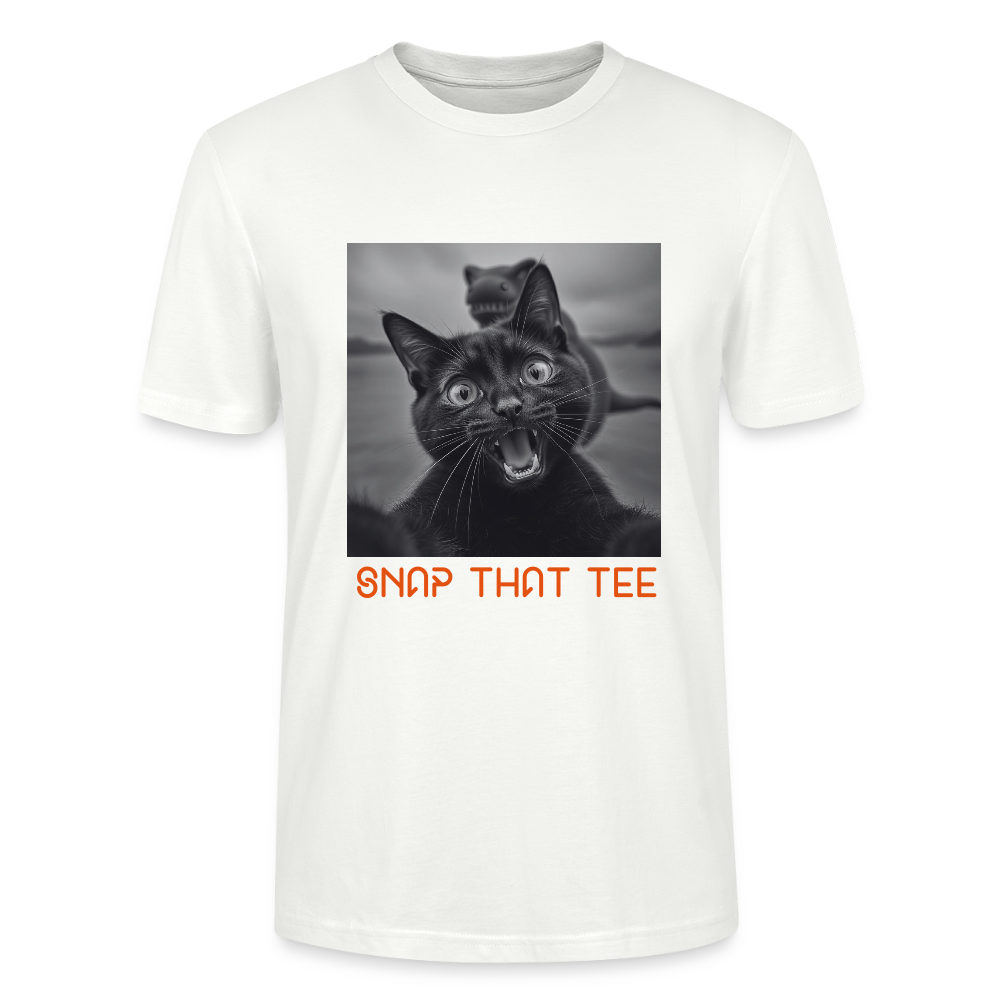 Loch Ness Selfie - T-shirt bio Unisexe - Snap that tee - blanc