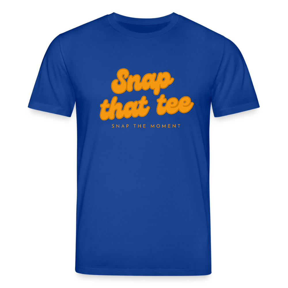 Snap That Tee Logo - T-shirt bio Unisexe - bleu foncé