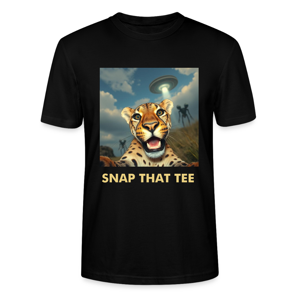Jungle Meets Cosmos - T-shirt bio Unisexe - Snap that tee - noir