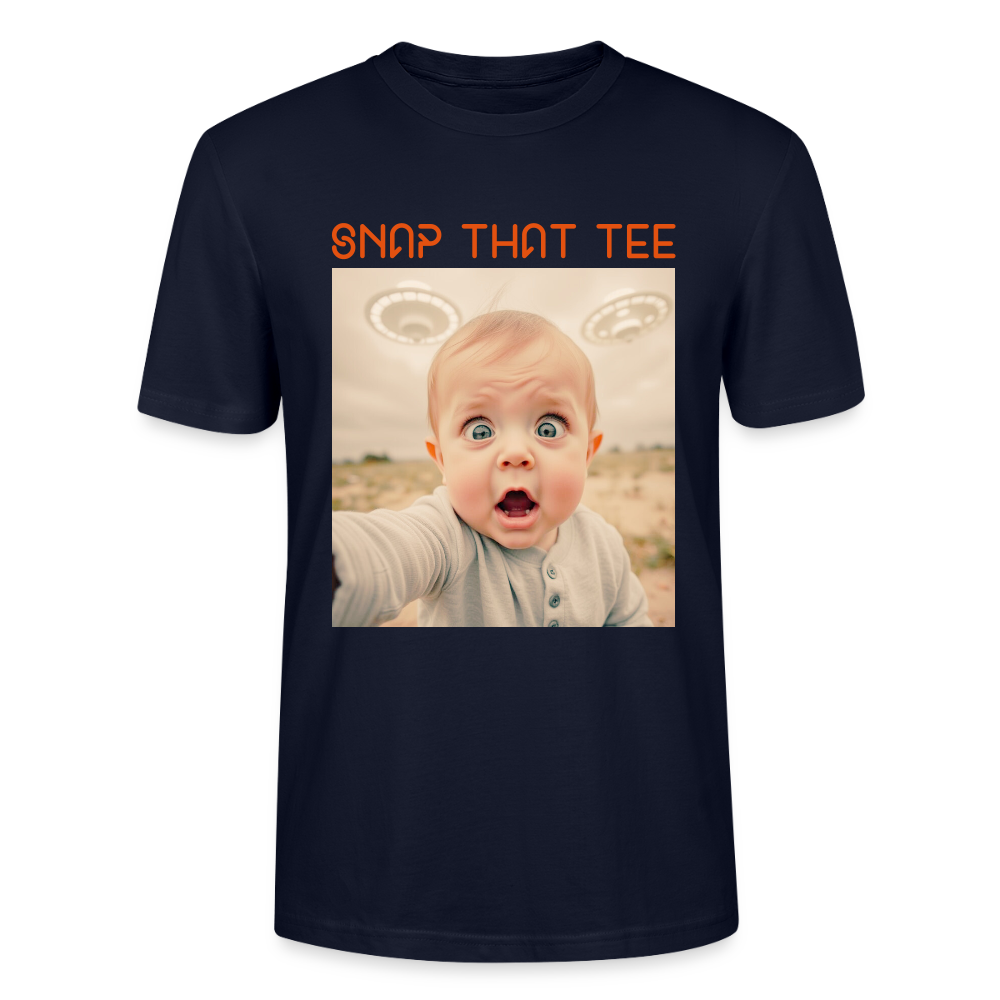 Beam Me Up, Baby ! T-shirt bio Unisexe - Snap that tee - marine